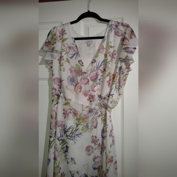 New York and Company High Low Wrap Dress - Picture 2 of 12